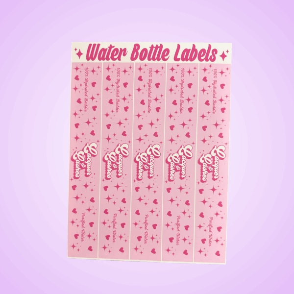 Custom Water Bottle Labels - Image 2